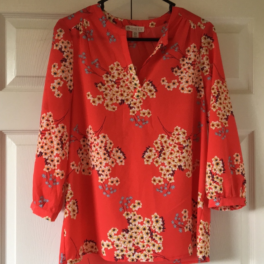 ELIANE ROSE Floral printed blouse